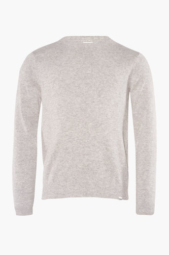 Pull à col rond - gris - SOLID