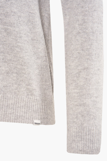 Pull col O Gris - SOLID