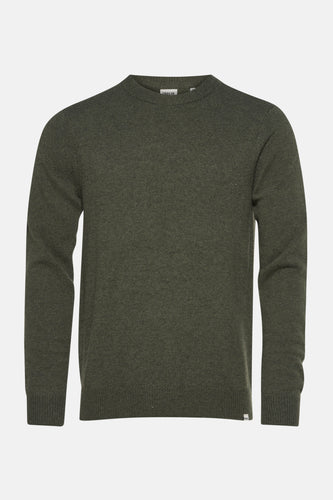 Pull à col rond - vert - SOLID