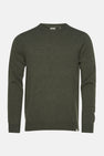 Pull à col rond - vert