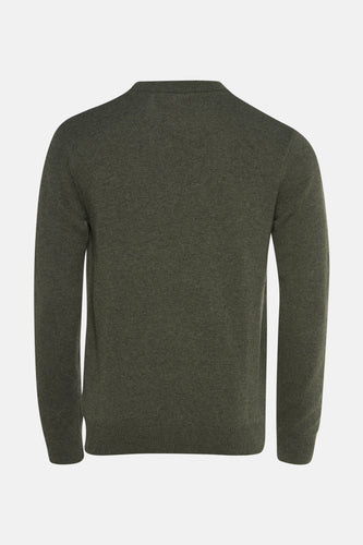 Pull à col rond - vert
