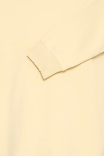 Sweater met ronde hals geel - SOLID - SOLID - 3