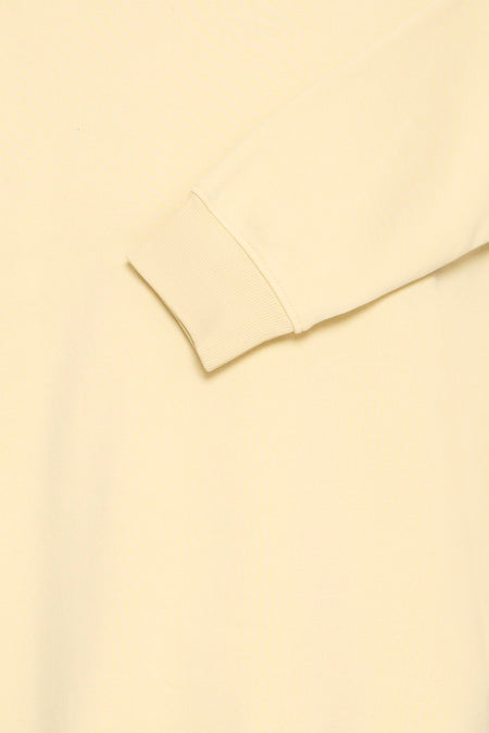 Sweater met ronde hals geel - SOLID