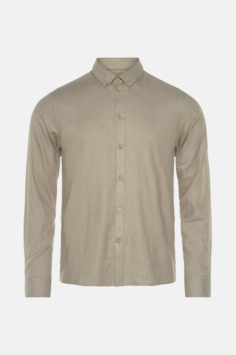 Chemise (manches longues) Beige - SOLID