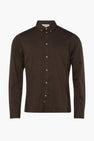 Hemd met lange mouwen - bruin