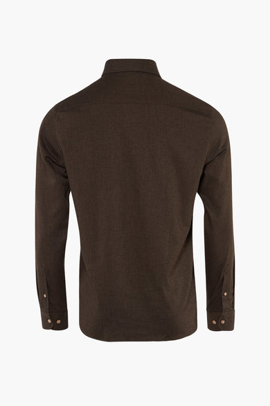 Chemise (manches longues) Brun - SOLID