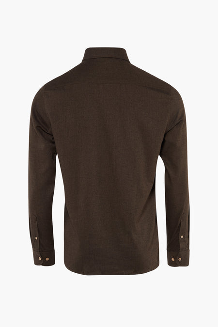 Chemise (manches longues) Brun - SOLID