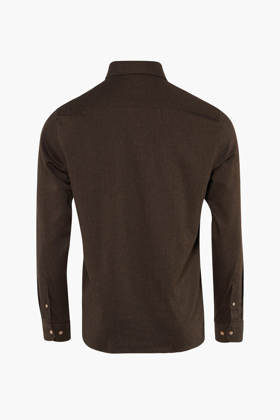 Hemd met lange mouwen - bruin - SOLID