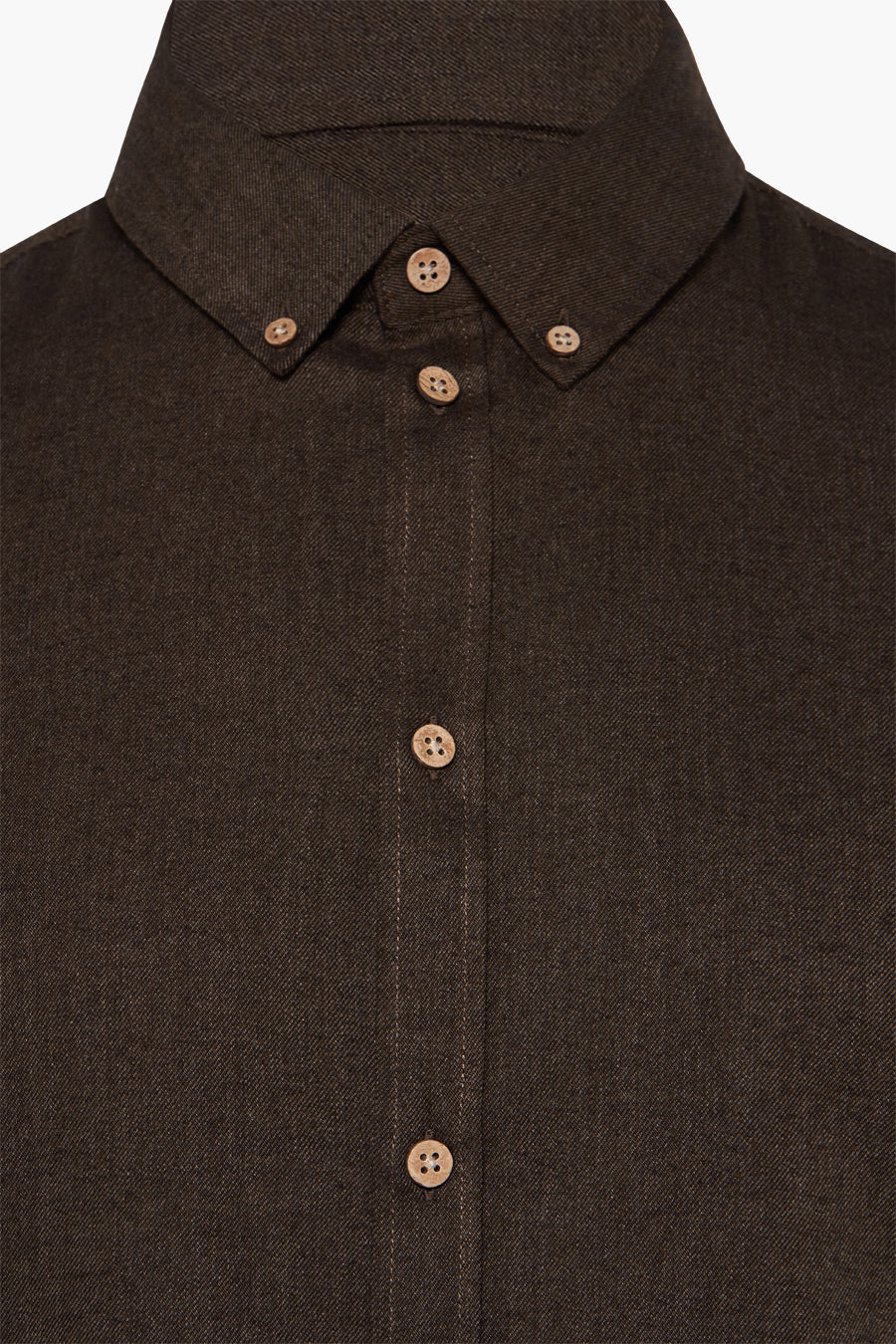 Hemd met lange mouwen - bruin - SOLID