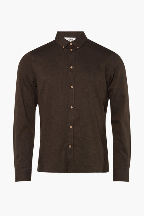 Chemise (manches longues) Brun - SOLID