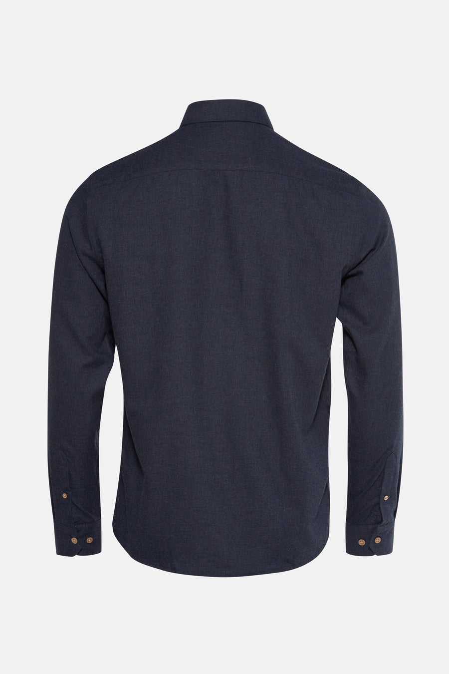 Hemd met lange mouwen - blauw - SOLID