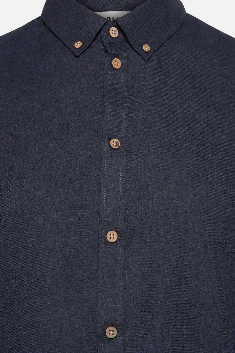 Hemd met lange mouwen - blauw - SOLID