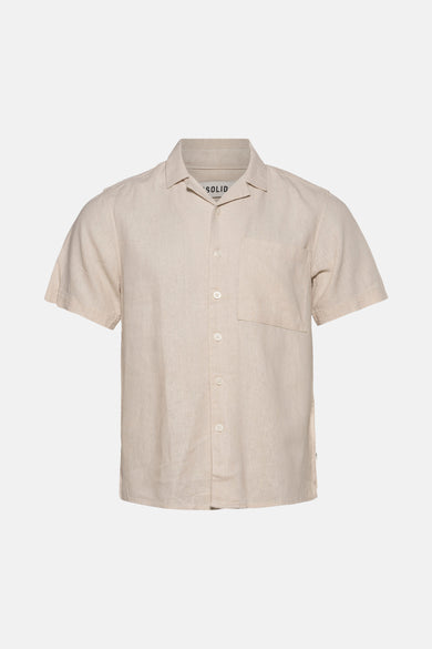 Chemise (manches courtes) Beige - SOLID