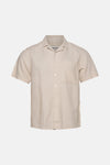 Chemise (manches courtes) Beige - SOLID