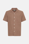 Chemise (manches courtes) Brun - SOLID