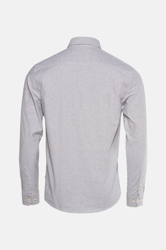 Chemise à manches longues - Blanc - SOLID