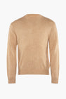 Trui met ronde hals Beige - SOLID