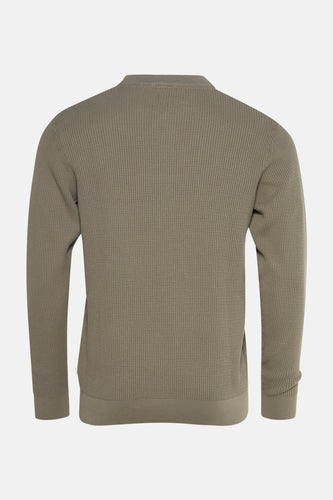 Pull à col rond - vert