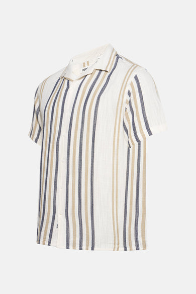 Chemise (manches courtes) Bleu - SOLID