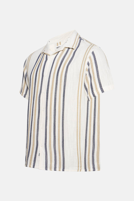 Chemise (manches courtes) Bleu - SOLID
