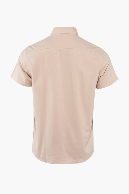 Chemise (manches courtes) Écru - SOLID