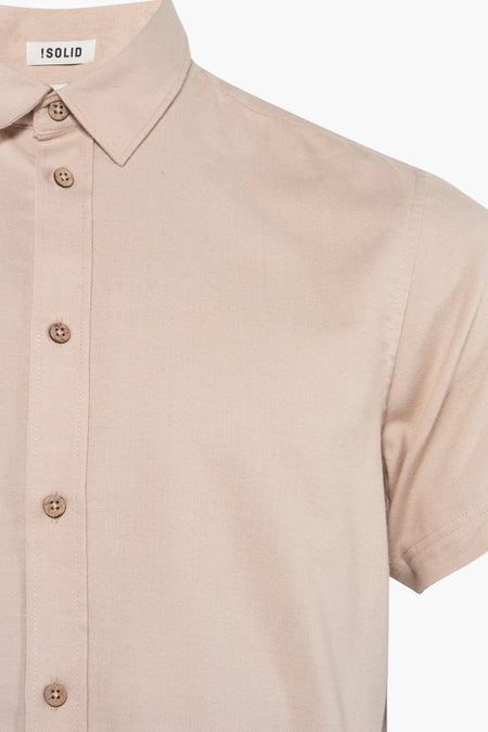 Chemise (manches courtes) Écru - SOLID