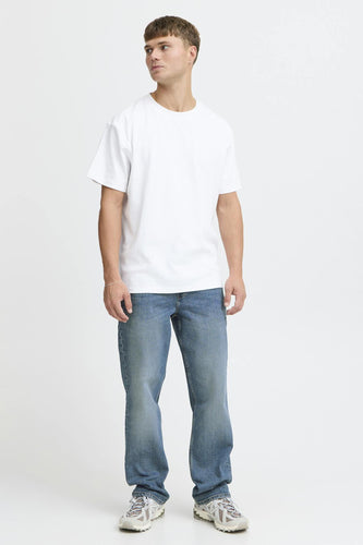 Jeans straight light blue denim - SOLID - SOLID - 6