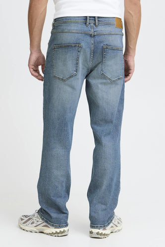 Jeans straight light blue denim - SOLID - SOLID - 6
