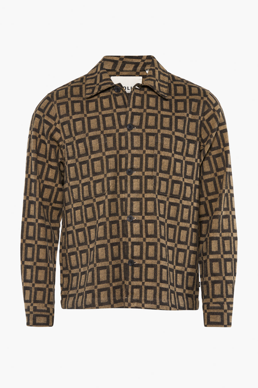 Chemise à manches longues - beige - SOLID