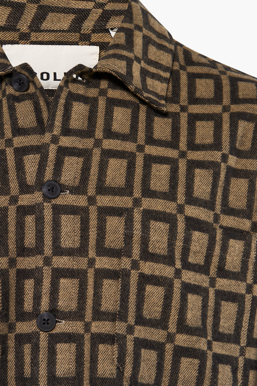 Chemise à manches longues - beige - SOLID