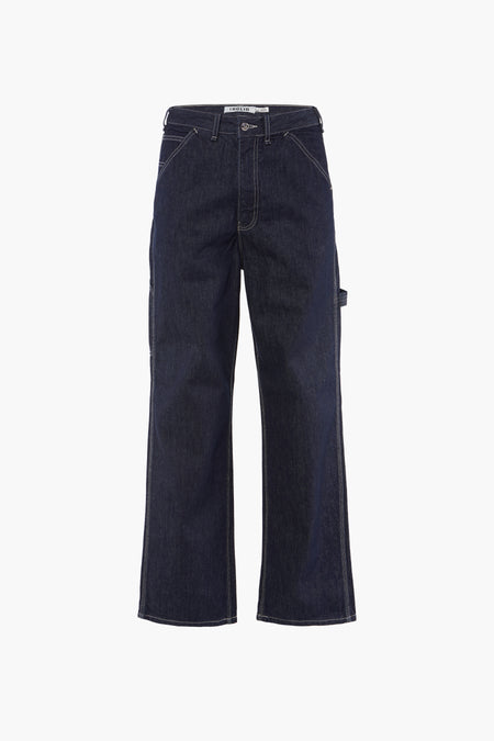 Jeans wide Dark blue denim - SOLID