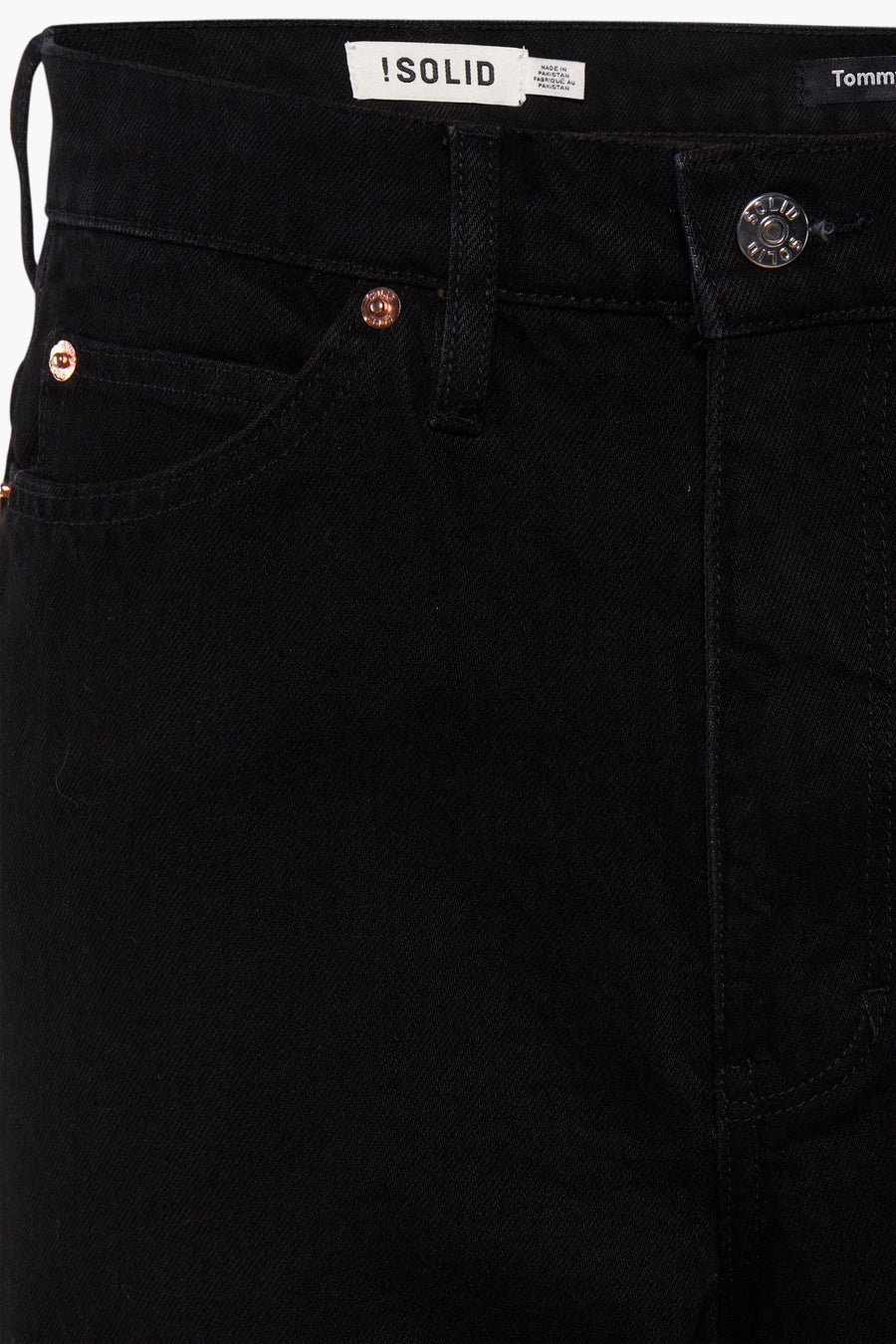 MILO - black denim - SOLID - 3