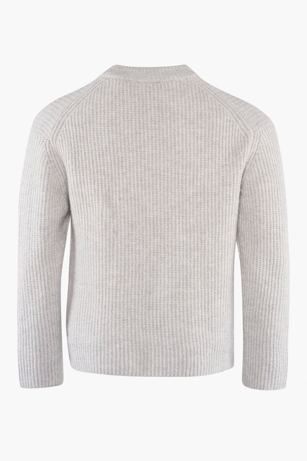 Pull col O Gris - SOLID