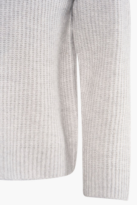 Pull col O Gris - SOLID