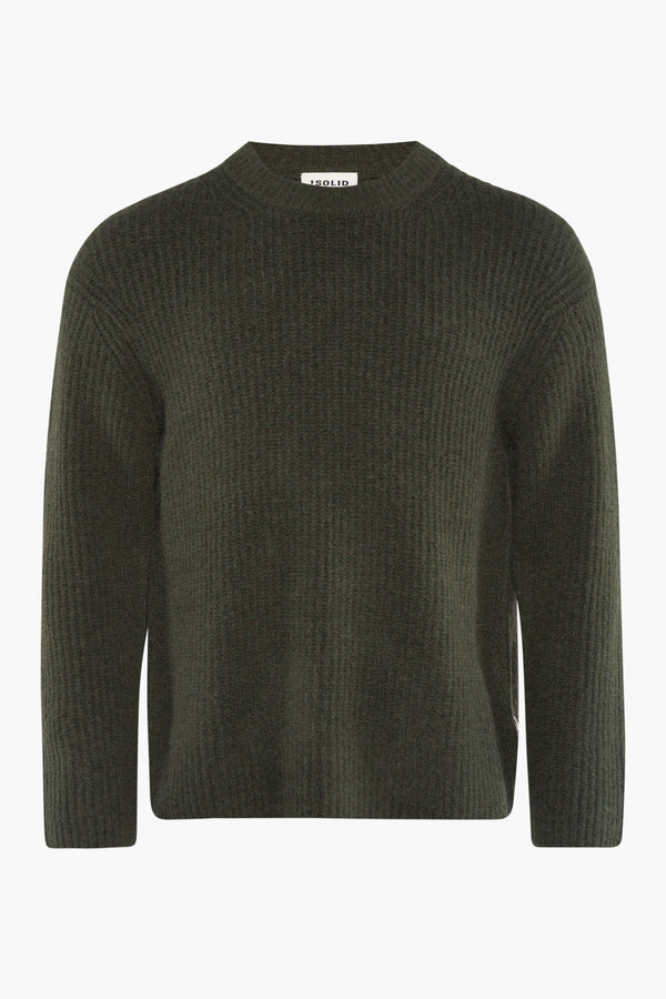 Pull col O Vert - SOLID