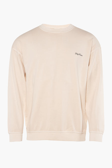Sweat col O Beige - SOLID