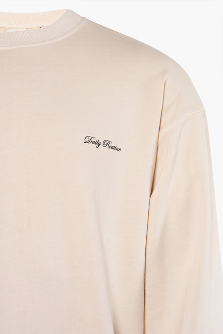 Sweat col O Beige - SOLID