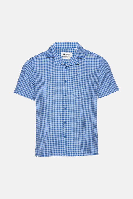 Hemd met korte mouwen - blauw