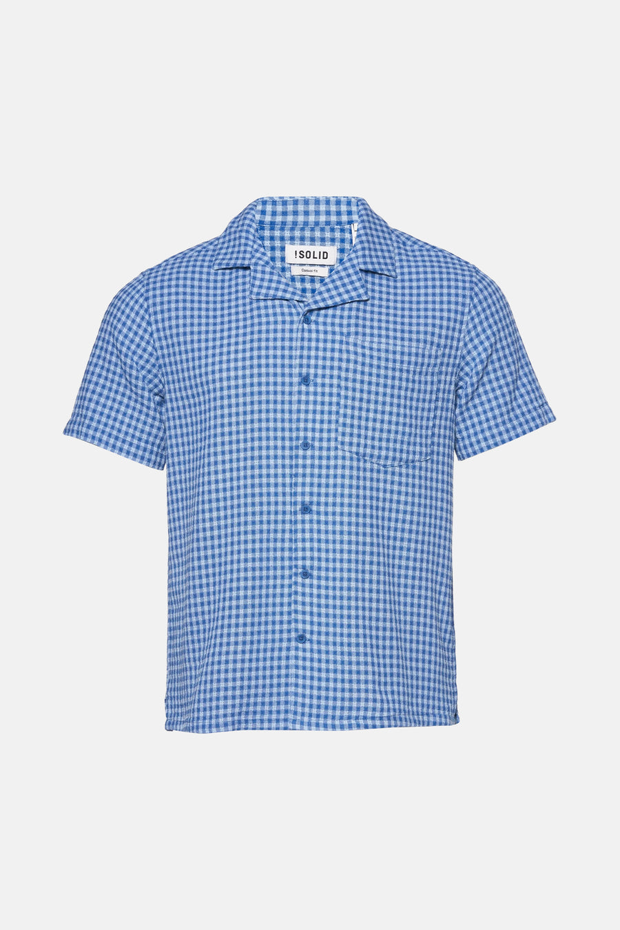 Chemise à manches courtes - bleu - SOLID