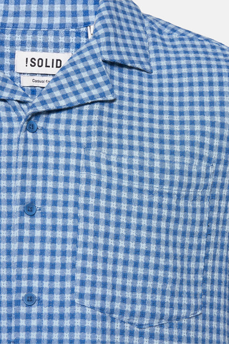 Hemd met korte mouwen - blauw