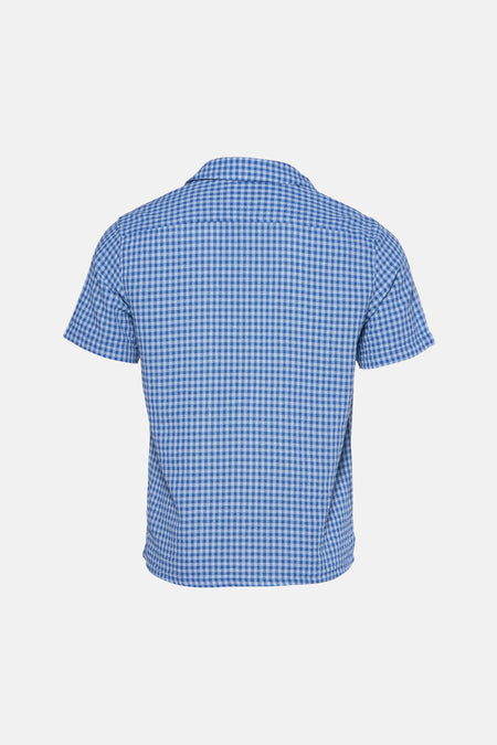 Hemd met korte mouwen - blauw