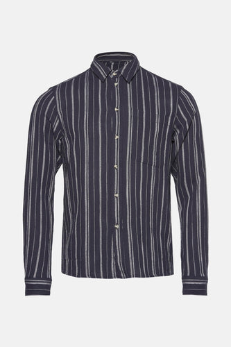 Chemise à manches longues - Bleu