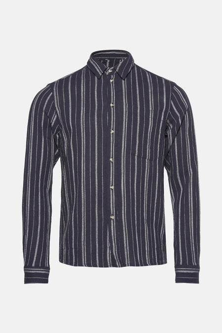 Chemise (manches longues) Bleu - SOLID
