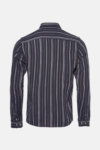 Hemd met lange mouwen - Blauw - SOLID