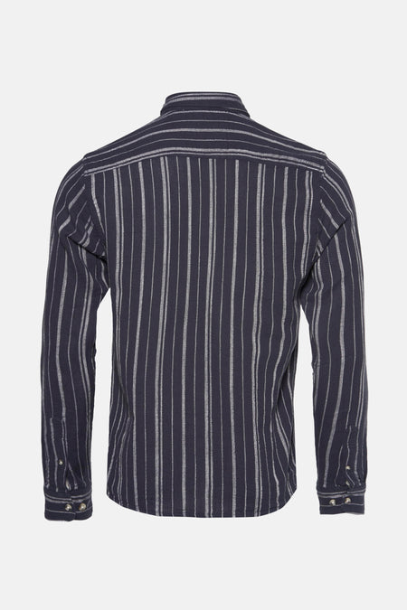 Chemise (manches longues) Bleu - SOLID