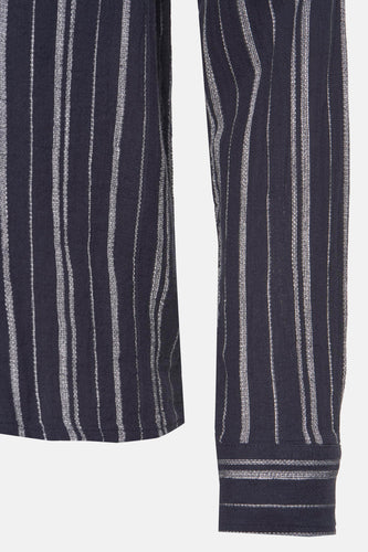 Hemd met lange mouwen - Blauw - SOLID