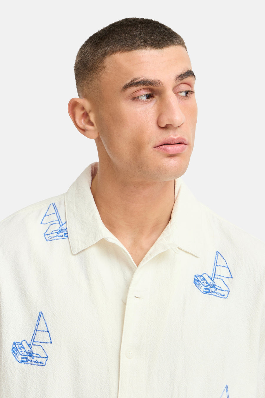 Hemd met korte mouwen - wit - SOLID