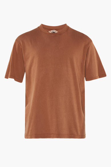 T-shirt orange à manches courtes de REDEFINED REBEL, vue rapprochée coupée.