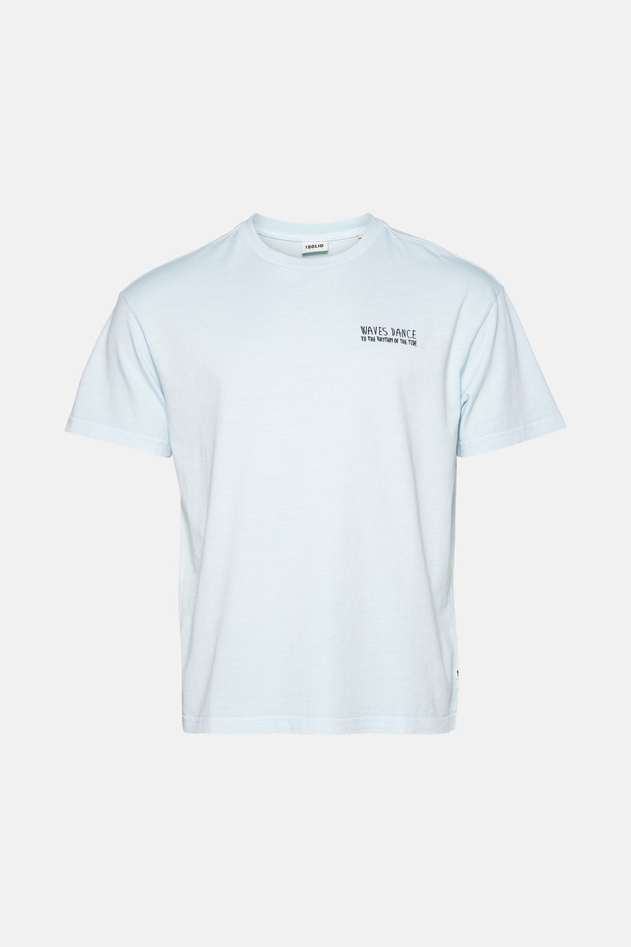 T-shirt met korte mouwen - blauw - SOLID