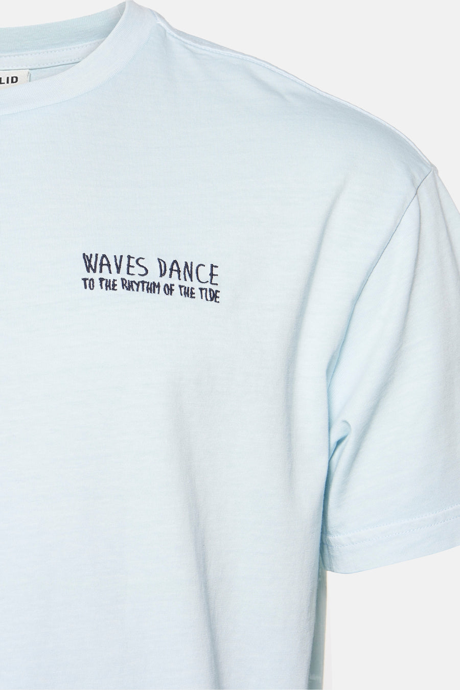 T-shirt met korte mouwen - blauw - SOLID